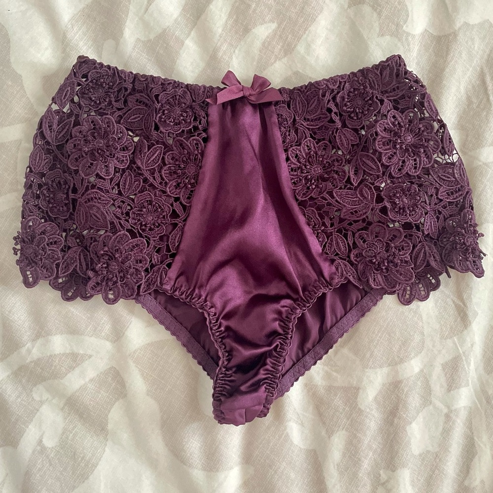 AgentProvocateur Soriee hand embroidered satin